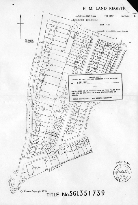 1993 Land Registry Form