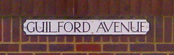 Guilford Avenue Sign